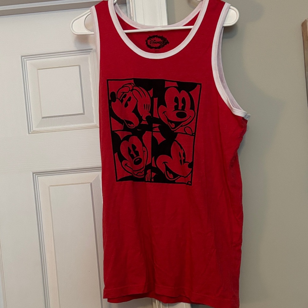Disney Red and White Kids Tank Top